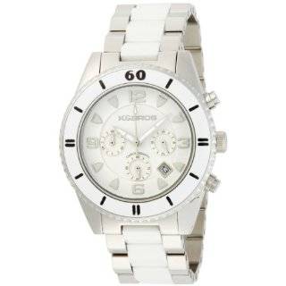 BROS Unisex 9136 2 C 901 Ceramic Chronograph Silver tone White Watch