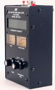 MFJ 259 HF/VHF SWR ANTENNA ANALYZER COUNTER AND MANUAL, AC POWER 