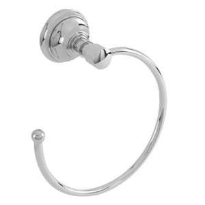   Steel Astaire Solid Brass Towel Ring from the Miro and Bevelle Coll
