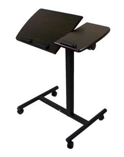   Notebook Rolling Table Cart TV Stand Tiltable Tabletop Desk  