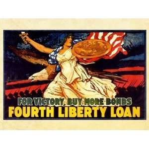  Liebermans PPBPVP0919 Fourth Liberty Loan 24.00 x 18.00 