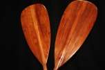 Matching Pair of Racing Canoe Koa Paddle 60   Made in Hawaii  