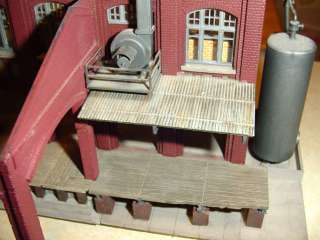 Custom HO SCALE Building TRACKSIDE FACTORY Model Train Railroad Detail 