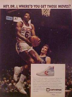   DR J Converse Tennis Shoes NBA Basketball Sixers Sports AD  