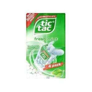 Tic Tac Mint 4 Bag   Pack of 6:  Grocery & Gourmet Food