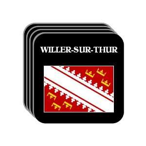  Alsace   WILLER SUR THUR Set of 4 Mini Mousepad Coasters 