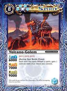 Battle Spirits TCG Foil Rare Volcano Golem #101/149 X1  