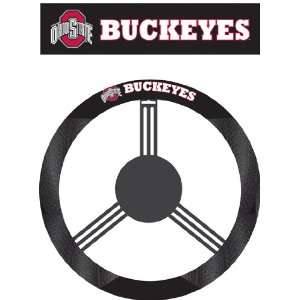  NCAA Ohio State Buckeyes Steering Wheel Cover: Sports 