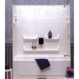  Lyons Industries Bathtub Wall Kit Premium 32  White: Home 