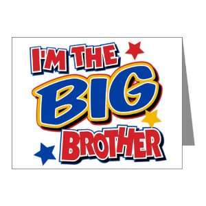  Note Cards (20 Pack) Im The Big Brother 
