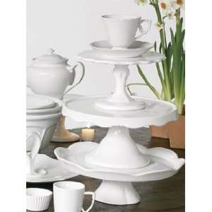    Rosanna 12 White Large Pedestal Cake Plate: Kitchen & Dining