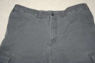 EDDIE BAUER Mens Size 40 x 11 Gray Mens Cargo Shorts Cotton Grey 