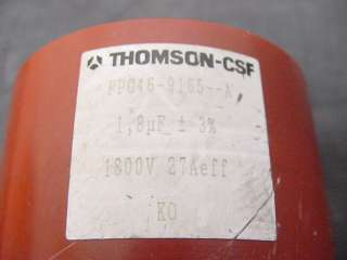 Thomson FPG46 9165 A Film Capacitor 1.8uF 1800V  