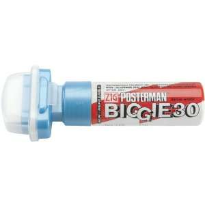  Zig 30mm Wide Posterman Biggie Tip Marker, Metallic Blue 