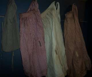 Primitive Homespun Apron, just like Great Grandma used to wear.