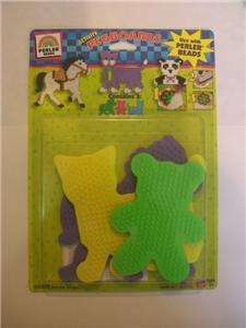 PERLER BEADS 3 Asst Large Shaped Pegboards (animals)  