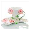 Up for selling is one set of beautiful morning glory relief coffee set 