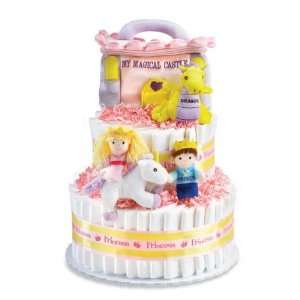  Peachtree Playset Diaper Cake PLPRI2T Princess Theme 2 Tier Baby