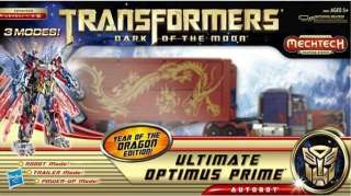 TRANSFORMERS 3 DOTM Movie Ultimate Optimus Prime Year of Dragon 