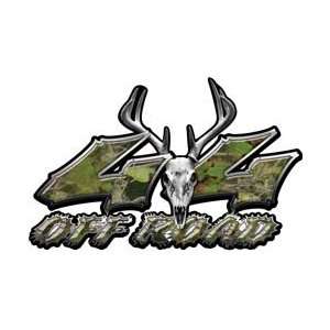   Wicked Series 4x4 Off Road Real Camo Decals   8 h x 14 w: Everything