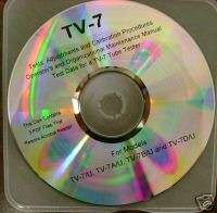 TV 7 Tube Tester Test Data, Calibration & More CDrom  