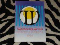 TANGERINE DREAM Tour Book 1986 N. AMER. Concert Program  