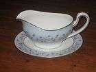 Minton China GREY MIST #S645 Gravy Boat and Underplate