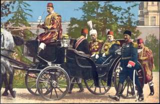 turkey, Sultan Mehmed V & King Peter I of Serbia (1910)  