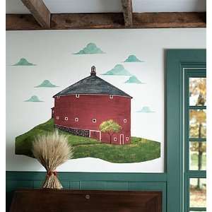   Rustic Barn Wallpaper Mural, Country Decor Accent