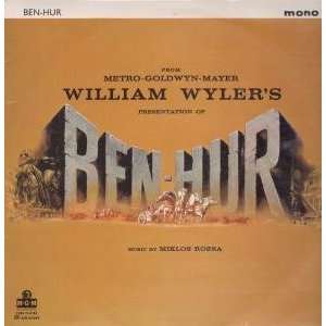  BEN HUR LP (VINYL) UK MGM: MIKLOS ROZSA: Music