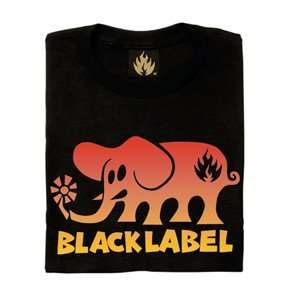  Black Label S/S OG Elephant Fade L: Sports & Outdoors