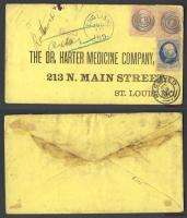 US StampsScott#145 A44” A47pr Rose Lincoln on Cvr  