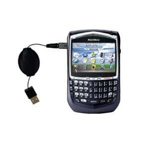  Retractable USB Cable for the Sprint Blackberry 8703e with 