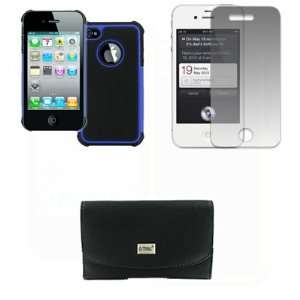   Cover Case (Blue and Black) + Screen Protector [EMPIRE Packaging