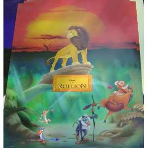  Disney Lion King on Cliff Movie Poster: Everything Else