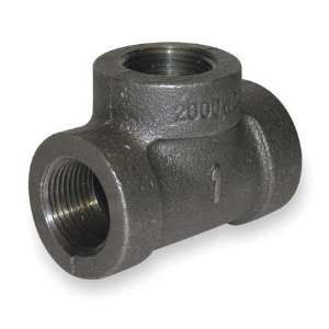 Malleable Iron Pipe Fittings Class 300 Tee,Blk Malleable Iron,300 PSI 