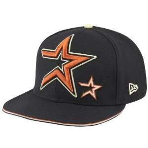  New Era Houston Astros Black Big One Little One Fitted Hat 