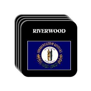  US State Flag   RIVERWOOD, Kentucky (KY) Set of 4 Mini 