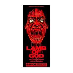 LAMB OF GOD   Limited Edition Concert Poster   by Mike Martin of 