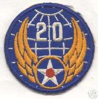 WW II 20th AIR FORCE patch  