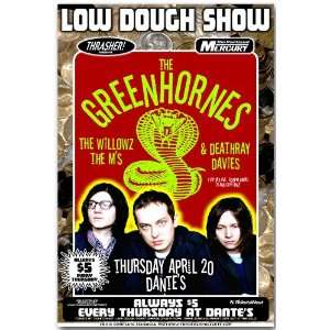  Greenhornes Poster   B Concert Flyer