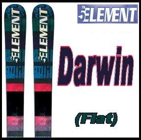11  12 5th Element Darwin Twin Tip Skis 160cm (flat) NEW   