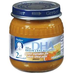 Gerber 2nd Foods Baby Foods DHA Garden Vegetable etables with Whole 