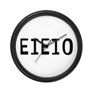  EIEIO Funny Wall Clock by CafePress: Home & Kitchen