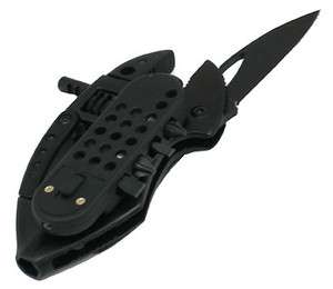 COLUMBIA RIVER GUPPIE BLACK MULTI TOOL WRENCH KNIFE LED  
