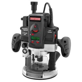 Craftsman Digital Router 10 amp 2 hp Corded  