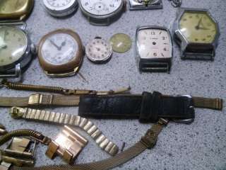 large job lot of mid 20th century watches, spares or repairs.  