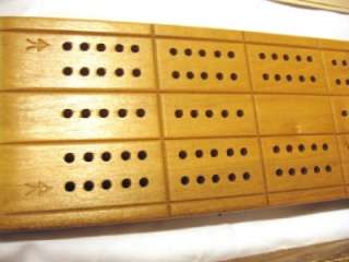 Vintage 1941 Horn McCrillis Cribbage Board C 9 Complete  