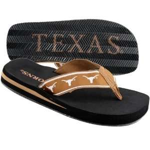  Texas Longhorns Ladies Flip Flops
