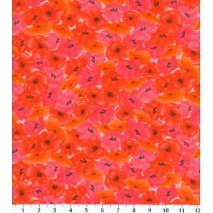  Calico Fabric Blushes Of Color Packed Flower Heads